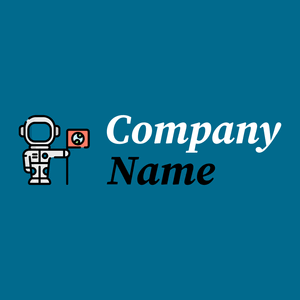 Astronaut logo on a Teal background - Tecnología