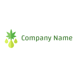 Cannabis on a White background - Abstrakt