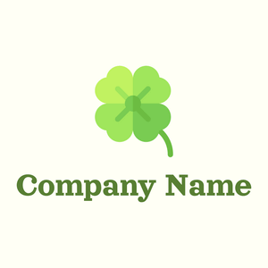 Clover logo on a Ivory background - Abstract