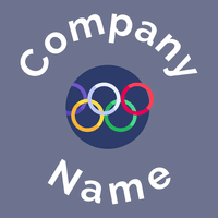 Olympic logo on a Slate Grey background - Sports