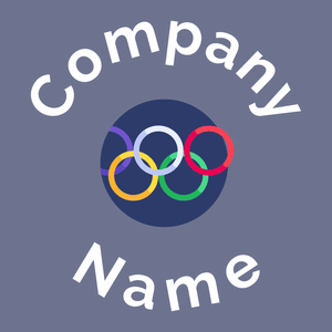 Olympic logo on a Slate Grey background - Community & No profit