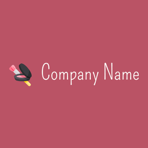 Make up logo on a Blush background - Mode & Beauté