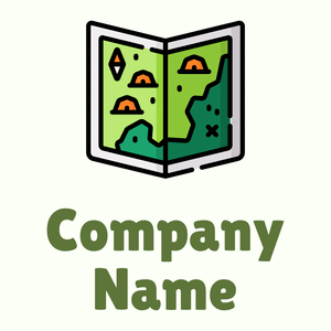 Map logo on a yellowish background - Juegos & Entretenimiento