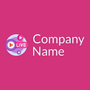 Instagram live logo on a Deep Cerise background - Comunicaciones