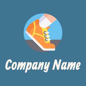 Run logo on a Calypso background - Domaine sportif