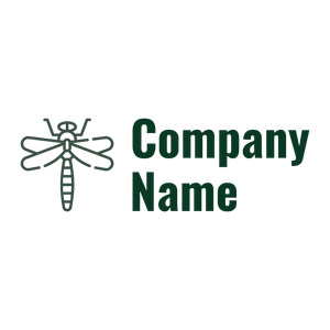 Dragonfly logo on a White background - Animales & Animales de compañía