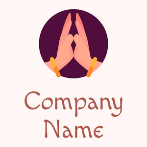 Praying logo on a Snow background - Religion et spiritualité