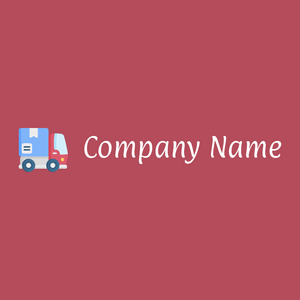 Mover truck logo on a Blush background - Automotive & Vehicle