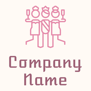 Bachelorette party logo on a beige background - Entretenimento & Artes