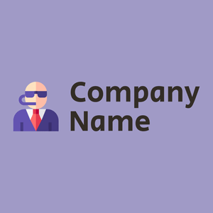 Bodyguard logo on a purple background - Sicherheit