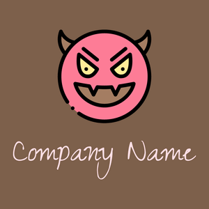 Devil logo on a Shadow background - Religión