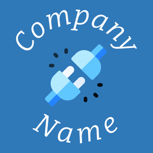 No connection logo on a Curious Blue background - Community & Non-Profit