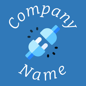No connection logo on a Curious Blue background - Comunidad & Sin fines de lucro
