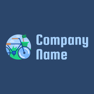 Columbia Blue Bicycle on a Resolution Blue background - Deportes