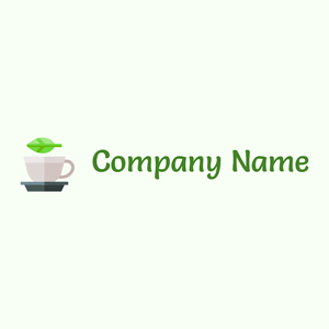Tea logo on a Honeydew background - Spa & Esthétique