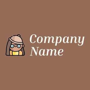 Hipster logo on a Beaver background - Fashion & Beauty