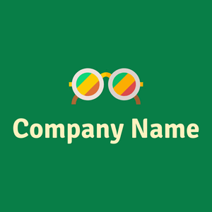 Glasses logo on a Watercourse background - Abstrakt