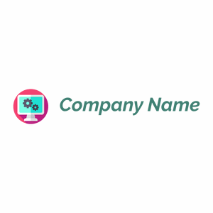 Computer logo on a White background - Negócios & Consultoria