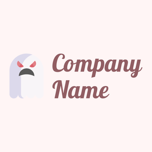 Ghost logo on a Snow background - Abstracto