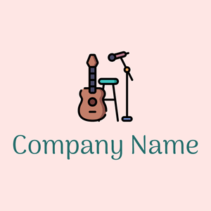 Concert logo on a Misty Rose background - Computer