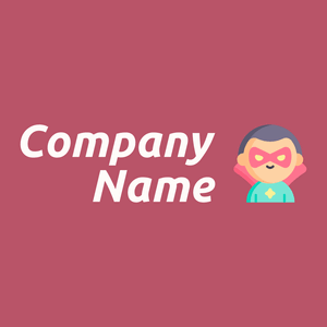Superhero logo on a Blush background - Moda & Bellezza