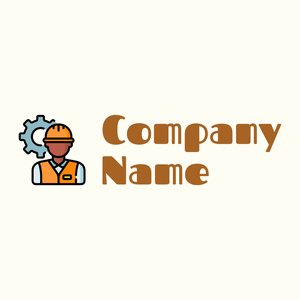 Worker logo on a Ivory background - Entreprise & Consultant
