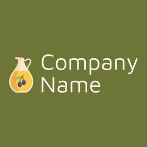 Olive oil logo on a Himalaya background - Agricultura