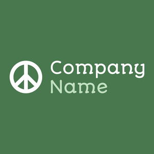 Peace logo on a Killarney background - Abstrato