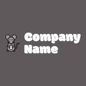 Rat logo on a Mortar background - Animales & Animales de compañía
