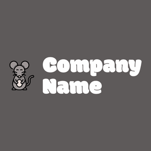 Rat logo on a Mortar background - Animais e Pets