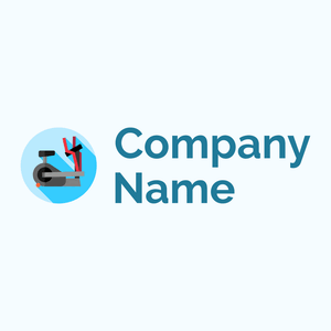 Elliptical device logo on a Blue background - Medical & Farmacia