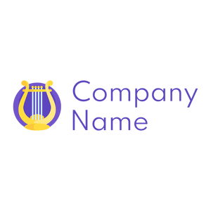 Harp logo on a White background - Entretenimento & Artes