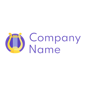 Harp logo on a White background - Unterhaltung & Kunst