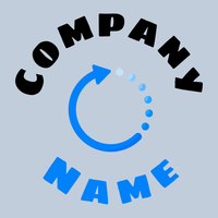 Loading logo on a Link Water background - Computadores