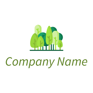 Forest logo on a White background - Environmental & Green