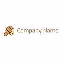 Honey logo on a White background - Floral