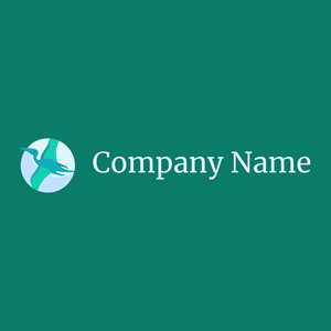 Pterodactyl logo on a Deep Sea background - Animaux & Animaux de compagnie