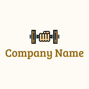 Dumbbell on a Floral White background - Esportes