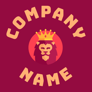 Lion on a Jazzberry Jam background - Animais e Pets
