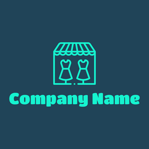 Window display logo on a Astronaut Blue background - Mode & Schönheit