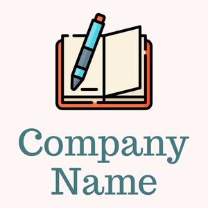 Book logo on a Snow background - Abstrakt