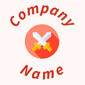 Sword logo on a Snow background - Arte & Intrattenimento