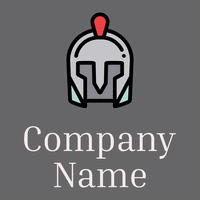 Helmet logo on a Dolphin background - Abstrato