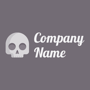 White Lilac Skull on a Rum background - Medicina & Farmacia