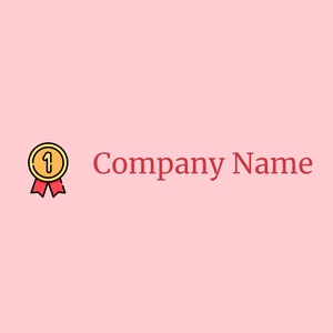 Medal logo on a Pink background - Esportes