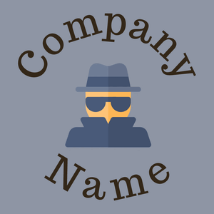 Spy logo on a Manatee background - Sécurité