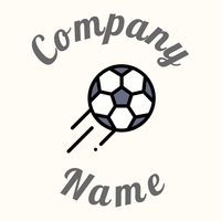 Football on a Floral White background - Domaine sportif