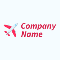 Travelling logo on a Alice Blue background - Voyage & Hotel