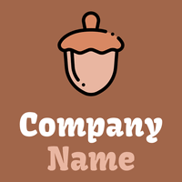 Hazelnut logo on a Sante Fe background - Nourriture & Boisson