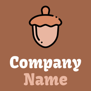 Hazelnut logo on a Sante Fe background - Comida & Bebida
